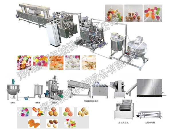 硬質糖果生産線